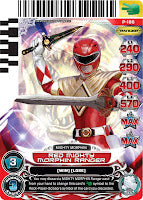 2013 SDCC Power Rangers Promo Card Red Ranger