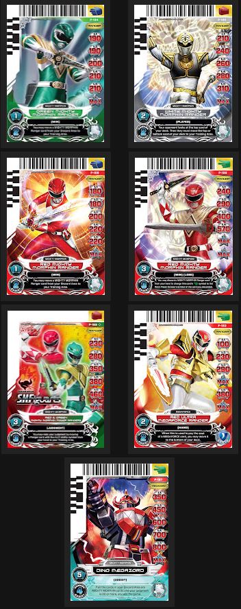 2013 SDCC Power Rangers Promo Card Red Ranger