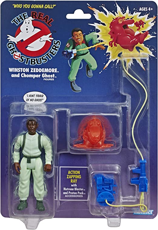 Ghostbusters Kenner Classics Winston Zeddemore and Chomper Ghost